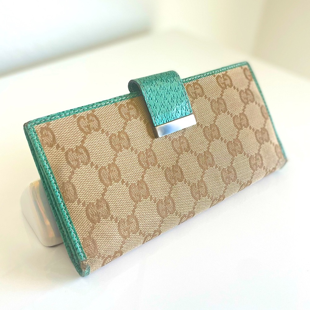 GUCCI Long Wallet 💙 Rare 🩵 Great Condition